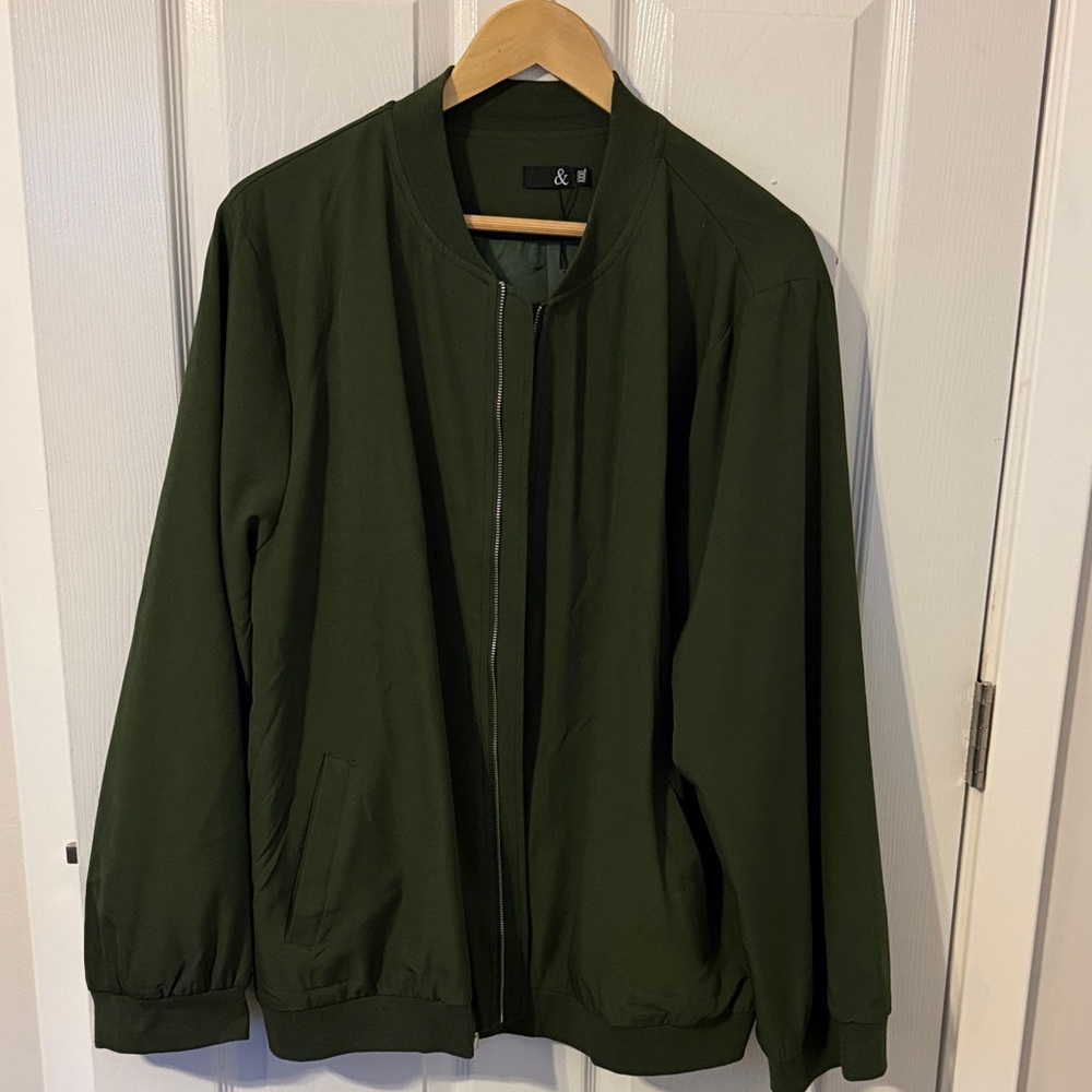 AMPERSAND AVE Women's Olive Bomber Jacket